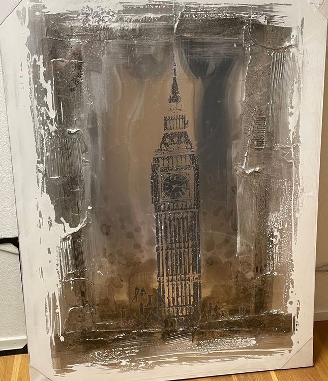 GILDE Leinwandbild Big Ben London 120x90cm Wandbild NEU