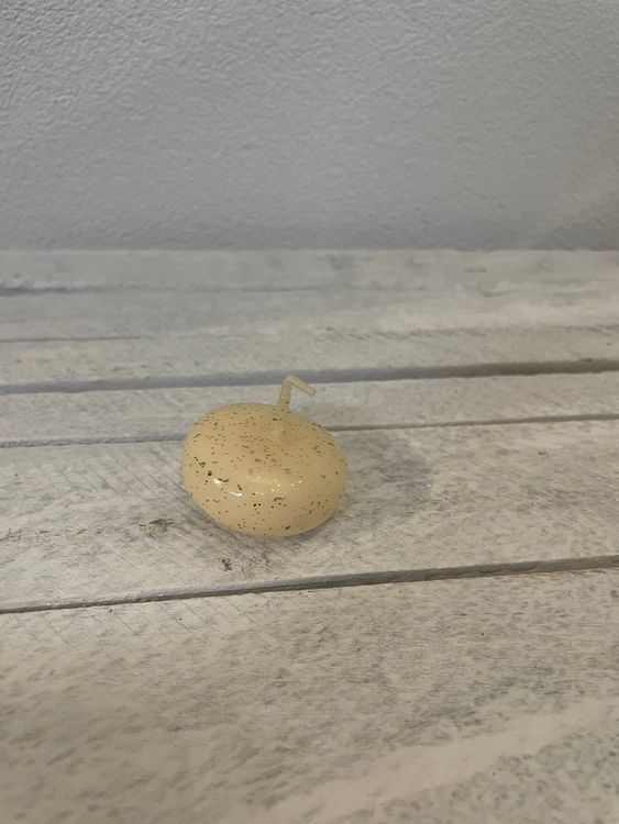 Schwimmkerze Gelb Gold Glitzer Deko Kerze Tischdeko NEU