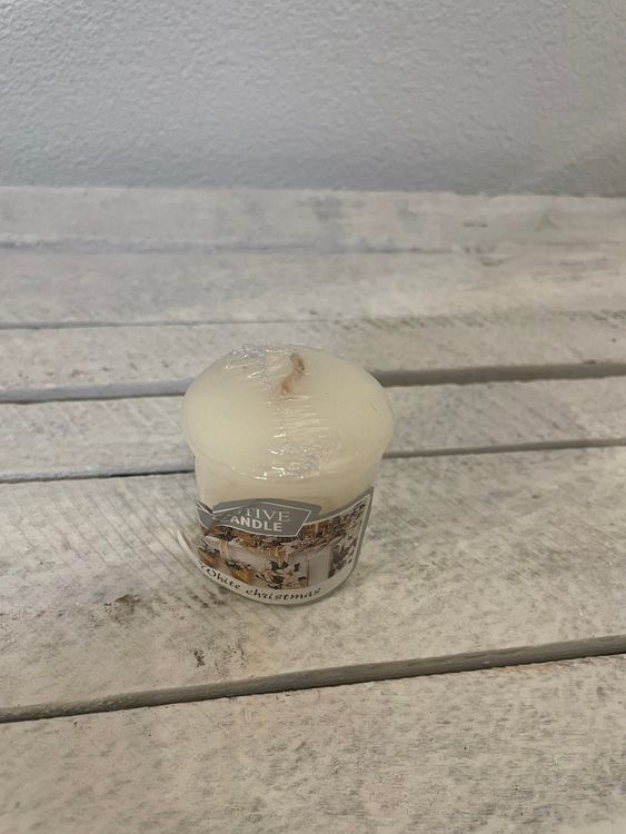 Votive Candle White Christmas Kerze Duftkerze Deko